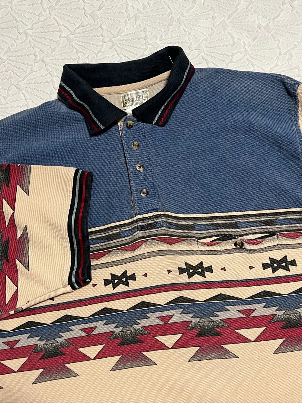 VTG Express Rider Western Polo Shirt